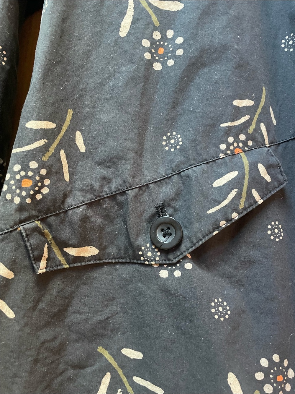 Gudrun Sjoden Black Floral Hooded parka - Picture 4 of 10